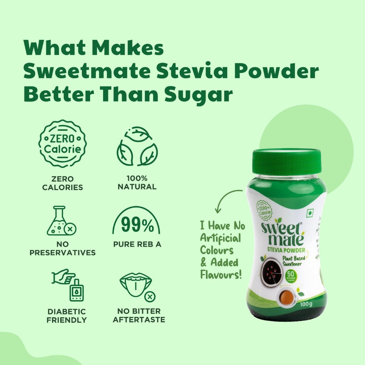 Sugar free powder