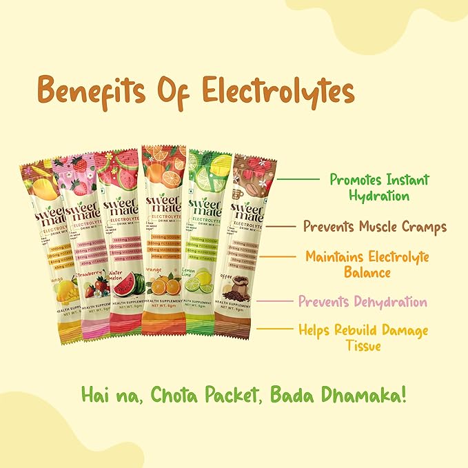 Colorless hydration mix