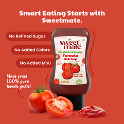 Sweetmate Tomato Ketchup | No Added Sugar & Jaggery | 300g