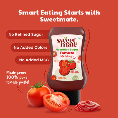 Sweetmate Tomato Ketchup | No Added Sugar & Jaggery | 300g