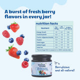 Sweetmate 100% Natural No Added Sugar Mix Berry Jam - 220g