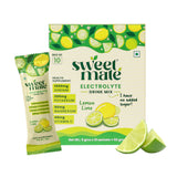 Sweetmate Electrolyte Drink Mix- Lemon Lime Flavour (Pack of 10)