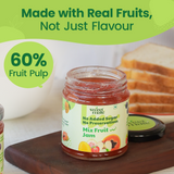 Sweetmate No Added Sugar 100% Pure Pulp Mix Fruit Jam - 220g