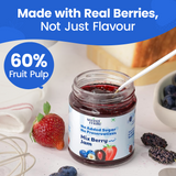 Sweetmate 100% Natural No Added Sugar Mix Berry Jam - 220g