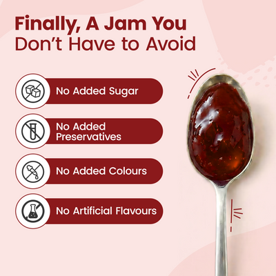 Sweetmate No Added Sugar Diabetic Friendly Strawberry Jam - 220g
