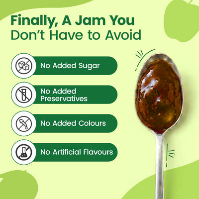 Sweetmate No Added Sugar 100% Pure Pulp Mix Fruit Jam - 220g