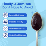 Sweetmate 100% Natural No Added Sugar Mix Berry Jam - 220g