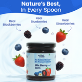 Sweetmate 100% Natural No Added Sugar Mix Berry Jam - 220g