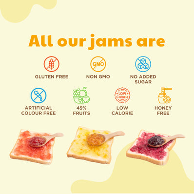 Sweetmate Zero Sugar Diabetic Friendly Pineapple Jam - 220g