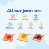 Sweetmate 100% Natural No Added Sugar Mix Berry Jam - 220g