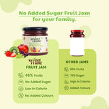 Sweetmate No Added Sugar 100% Pure Pulp Mix Fruit Jam - 220g