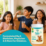Sweetmate Kids Daily Mix Nutrition Drink Powder - 300g | Chcolate Flavor | Supports Growth, Energy, Brain & Immunity with DHA, Millets & Vitamins, 6g Protein/Serving, Naturally Sweetened for 7+ Years