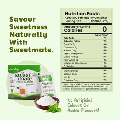 Sweetmate Stevia Sachets