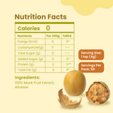 Sweetmate Monk Fruit Sweetener Without Erythritol 200gm