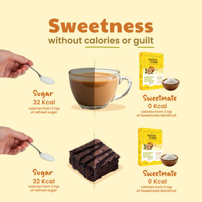 Sweetmate Monk Fruit Sweetener Without Erythritol 200gm