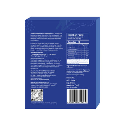 Sweetmate Monk Fruit Natural Sweetener Sachets