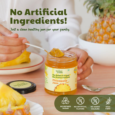 Sweetmate Zero Sugar Diabetic Friendly Pineapple Jam - 220g