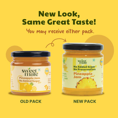 Sweetmate Zero Sugar Diabetic Friendly Pineapple Jam - 220g