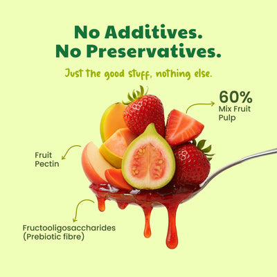 Sweetmate No Added Sugar 100% Pure Pulp Mix Fruit Jam - 220g