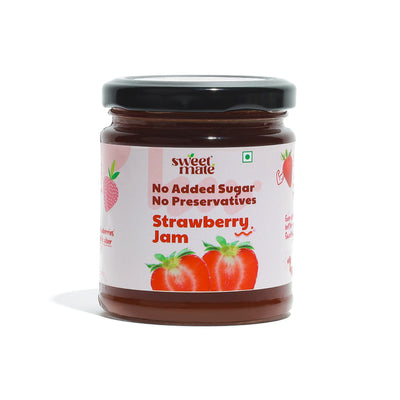 Sweetmate No Added Sugar Diabetic Friendly Strawberry Jam - 220g