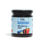 Sweetmate 100% Natural No Added Sugar Mix Berry Jam - 220g