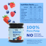 Sweetmate 100% Natural No Added Sugar Mix Berry Jam - 220g
