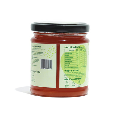 Sweetmate No Added Sugar 100% Pure Pulp Mix Fruit Jam - 220g