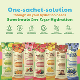 Sweetmate Electrolyte Drink Mix- Lemon Lime Flavour (Pack of 10)