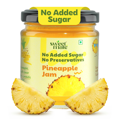 Sweetmate Zero Sugar Diabetic Friendly Pineapple Jam - 220g