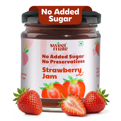 Sweetmate No Added Sugar Diabetic Friendly Strawberry Jam - 220g